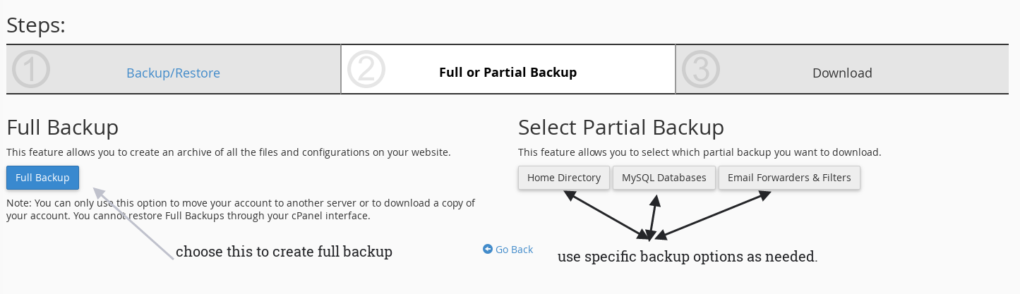 imap backup wizard