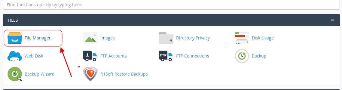 download all files from cpanel