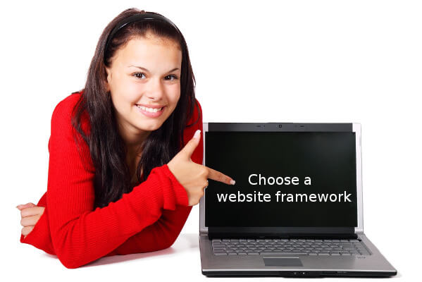 choose a website framework
